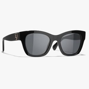 CHANEL Square Heart Sunglasses